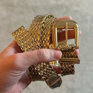 Stunning Vintage 1970’s Gold Braided Belt
